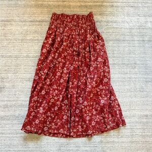 The Great The Viola Skirt “Spice Mesa Floral” print